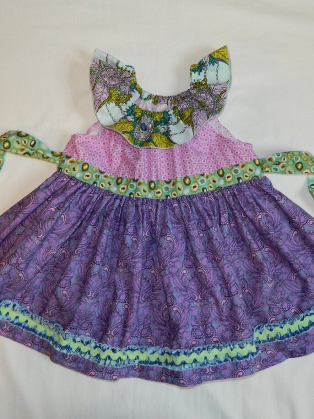 Matilda Jane Platinum Puffer Dress size 4 Purple